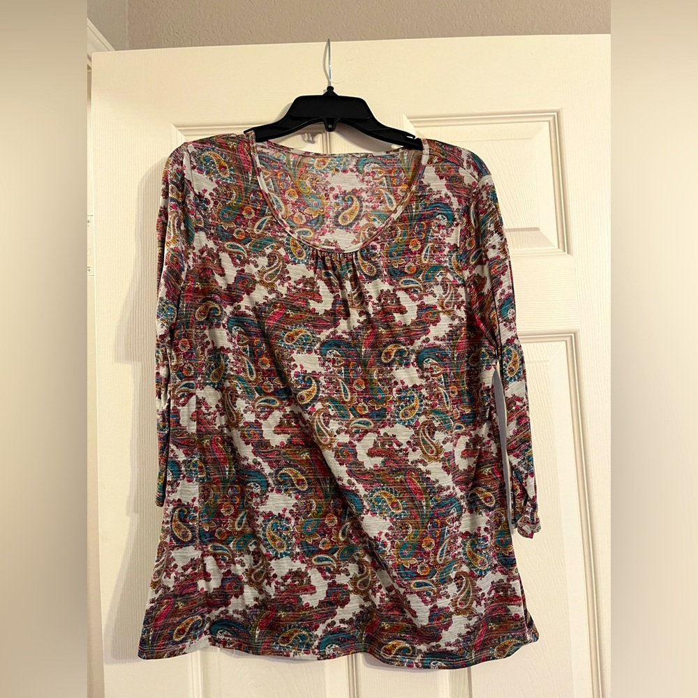 Paisley Print Women's Top